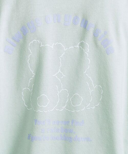 PINK-latte / ピンク ラテ Tシャツ | ペアくまちゃんビッグTシャツ | 詳細7