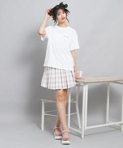 PINK-latte / ピンク ラテ Tシャツ | ペアくまちゃんビッグTシャツ | 詳細9