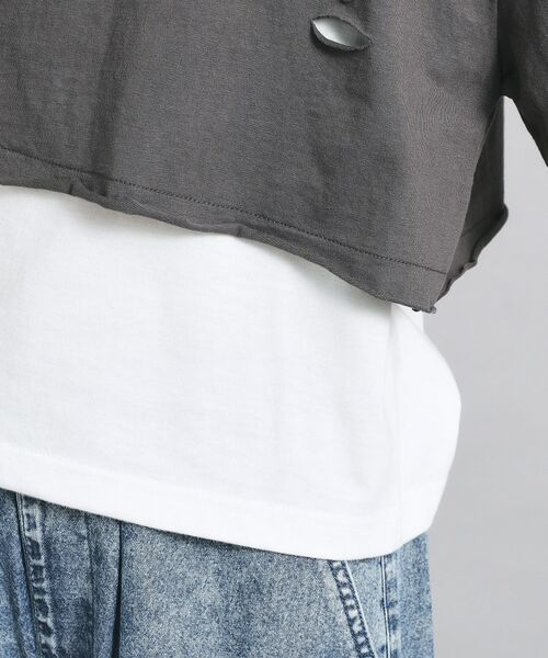 PINK-latte / ピンク ラテ その他トップス | 【セットアイテム】ダメージTシャツ+タンクセット | 詳細10