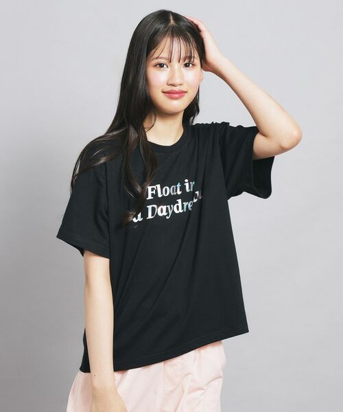 PINK-latte / ピンク ラテ Tシャツ | オーロラプリントハートあきTシャツ | 詳細10