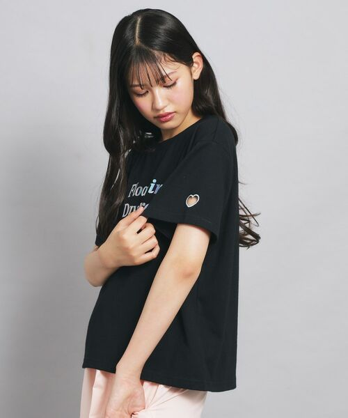 PINK-latte / ピンク ラテ Tシャツ | オーロラプリントハートあきTシャツ | 詳細11