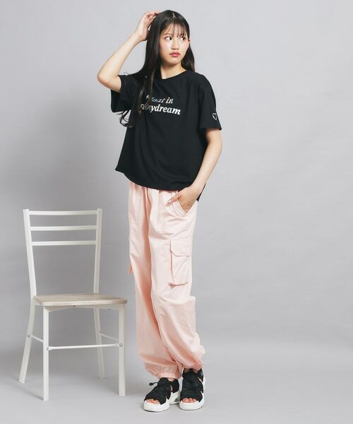 PINK-latte / ピンク ラテ Tシャツ | オーロラプリントハートあきTシャツ | 詳細12