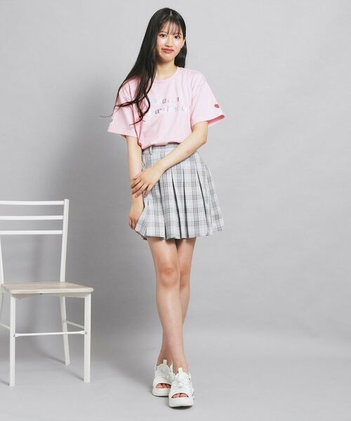 PINK-latte / ピンク ラテ Tシャツ | オーロラプリントハートあきTシャツ | 詳細16