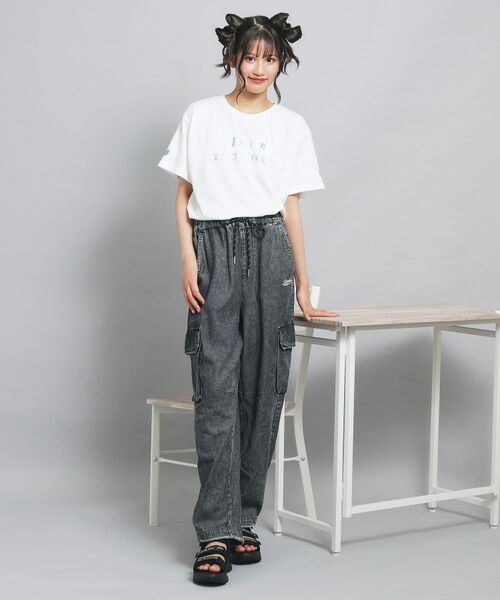 PINK-latte / ピンク ラテ Tシャツ | オーロラプリントハートあきTシャツ | 詳細7