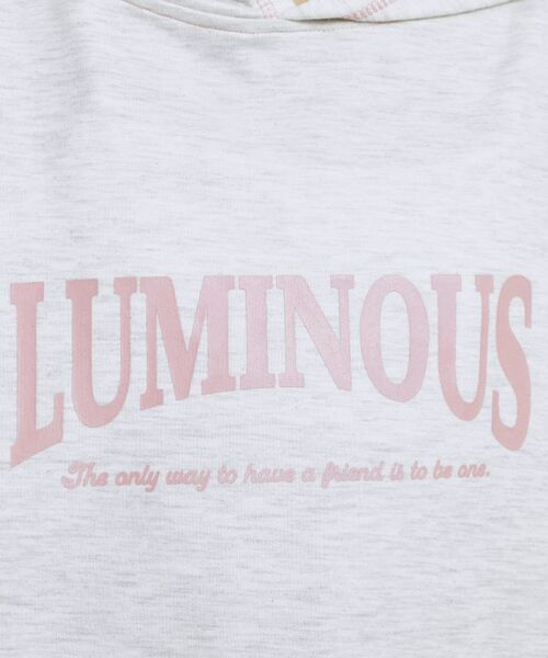 PINK-latte / ピンク ラテ パーカー | 配色ステッチパーカチュニック | 詳細15