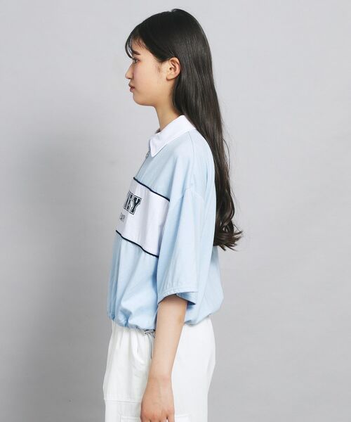 PINK-latte / ピンク ラテ カットソー | 配色パイピング切り替え衿付きトップス | 詳細2