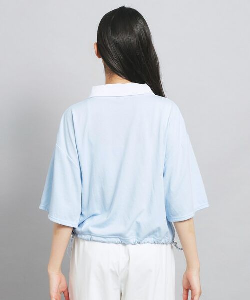 PINK-latte / ピンク ラテ カットソー | 配色パイピング切り替え衿付きトップス | 詳細3