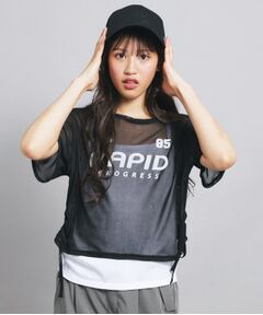 PINK-latte / ピンク ラテ その他トップス | 【セットアイテム】シアードロストトップス＋キャミセット