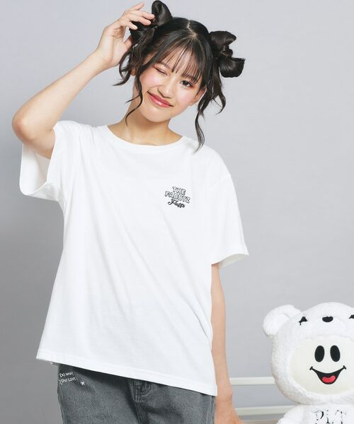 PINK-latte / ピンク ラテ Tシャツ | マスコットTシャツ | 詳細8