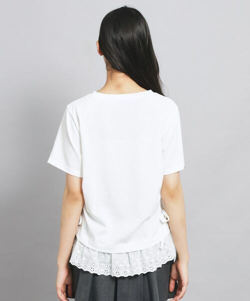 PINK-latte / ピンク ラテ カットソー | 裾レースドロストトップス | 詳細3