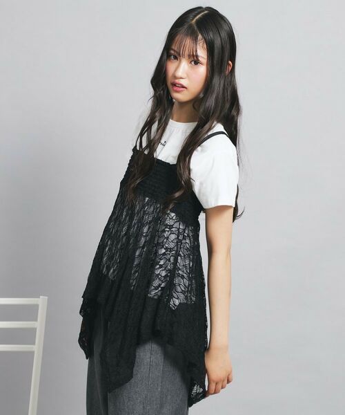 PINK-latte / ピンク ラテ カットソー | 【セットアイテム】2WAYレースビスチェ+トップス | 詳細19