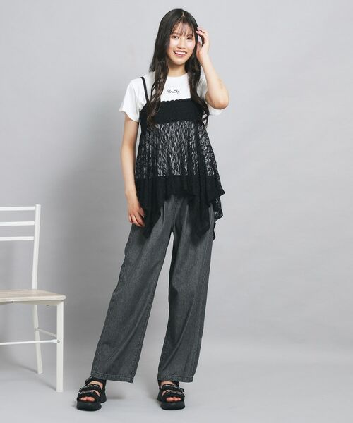 PINK-latte / ピンク ラテ カットソー | 【セットアイテム】2WAYレースビスチェ+トップス | 詳細20