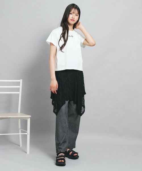 PINK-latte / ピンク ラテ カットソー | 【セットアイテム】2WAYレースビスチェ+トップス | 詳細21