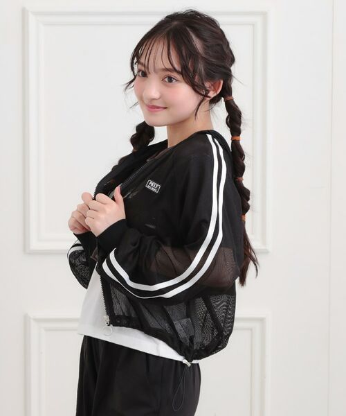 PINK-latte / ピンク ラテ パーカー | メッシュラインジップパーカ | 詳細14