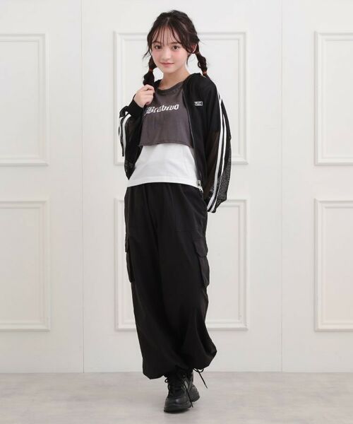 PINK-latte / ピンク ラテ パーカー | メッシュラインジップパーカ | 詳細16