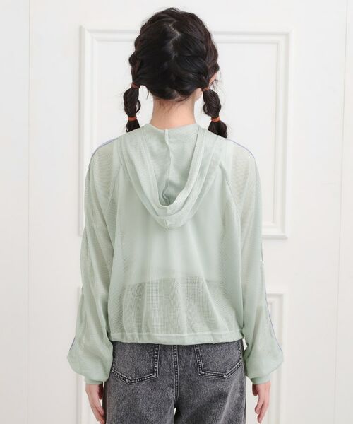 PINK-latte / ピンク ラテ パーカー | メッシュラインジップパーカ | 詳細3