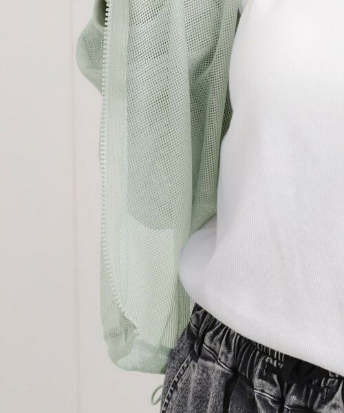PINK-latte / ピンク ラテ パーカー | メッシュラインジップパーカ | 詳細9