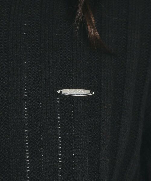 PINK-latte / ピンク ラテ カーディガン・ボレロ | ダブルジップビッグカラーニット | 詳細15