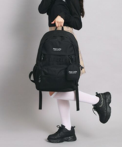 PINK-latte / ピンク ラテ リュック・バックパック | 【容量約30L】ポーチ付き多機能リュック | 詳細1