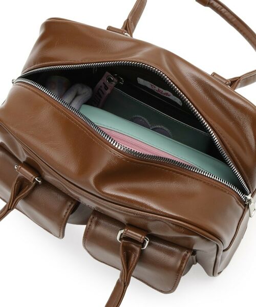 PINK-latte / ピンク ラテ ハンドバッグ | アウトポケット ロングハンドルバッグ | 詳細16