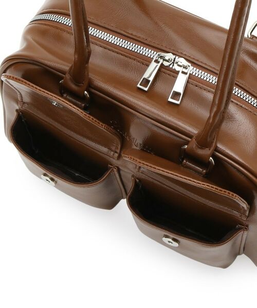 PINK-latte / ピンク ラテ ハンドバッグ | アウトポケット ロングハンドルバッグ | 詳細17