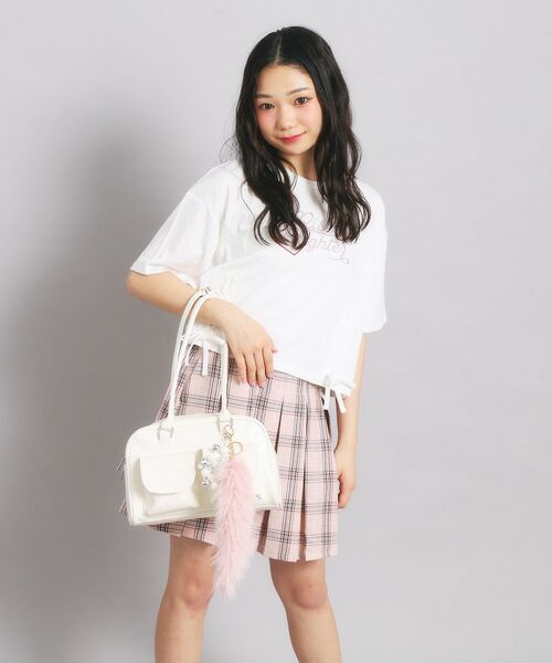 PINK-latte / ピンク ラテ ハンドバッグ | アウトポケット ロングハンドルバッグ | 詳細2