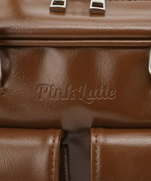 PINK-latte / ピンク ラテ ハンドバッグ | アウトポケット ロングハンドルバッグ | 詳細20