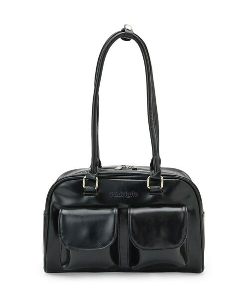 PINK-latte / ピンク ラテ ハンドバッグ | アウトポケット ロングハンドルバッグ | 詳細8