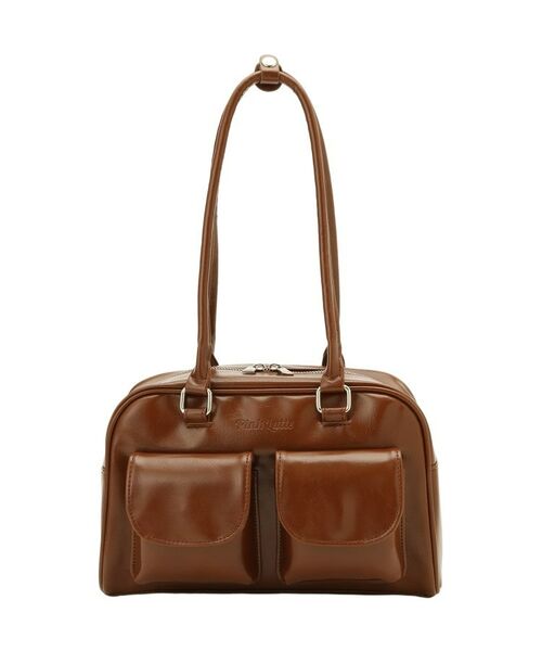 PINK-latte / ピンク ラテ ハンドバッグ | アウトポケット ロングハンドルバッグ | 詳細9