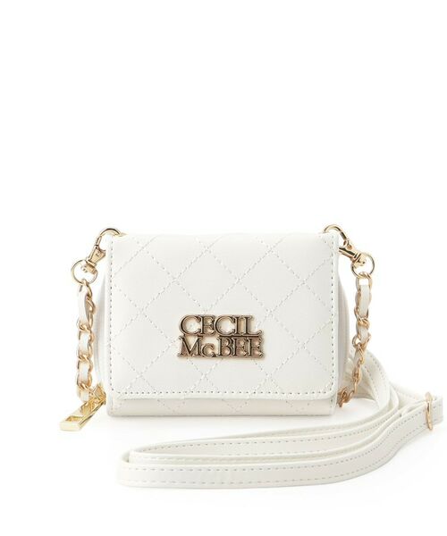 PINK-latte / ピンク ラテ 財布・コインケース・マネークリップ | 【CECIL McBEEコラボ】チェーンストラップウォレット（ホワイト(001)）