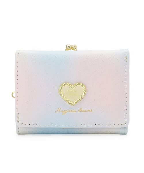 PINK-latte / ピンク ラテ 財布・コインケース・マネークリップ | ハートラメがま口コンパクトウォレット（ピンク(171)）