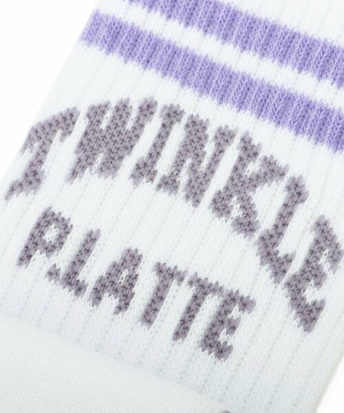 PINK-latte / ピンク ラテ ソックス | 【15cm丈】ラインロゴカレッジソックス | 詳細6