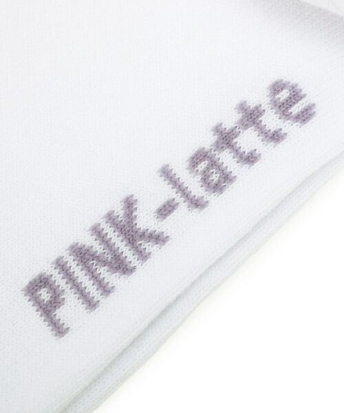 PINK-latte / ピンク ラテ ソックス | 【15cm丈】ラインロゴカレッジソックス | 詳細7