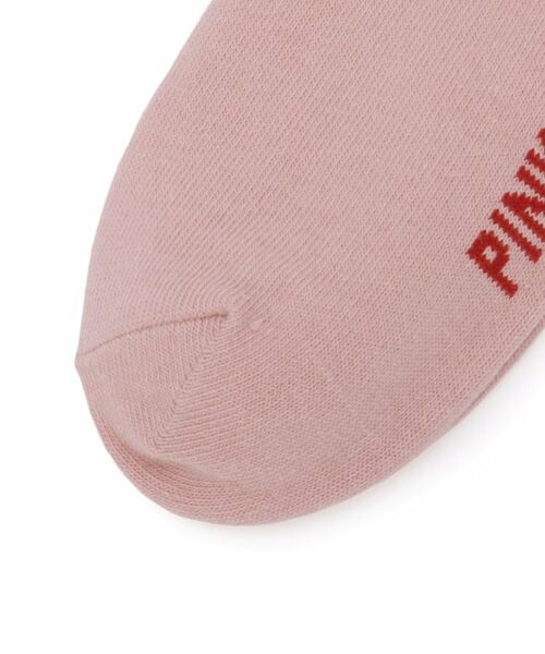 PINK-latte / ピンク ラテ ソックス | 【15cm丈】ハートロゴ刺繍クルー | 詳細4