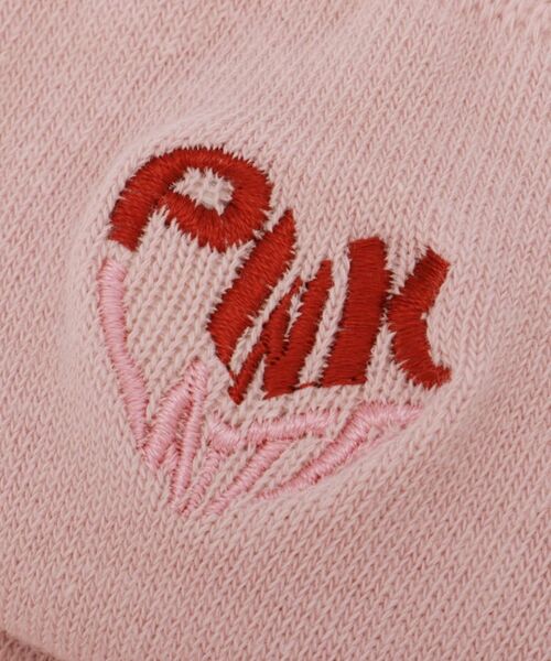 PINK-latte / ピンク ラテ ソックス | 【15cm丈】ハートロゴ刺繍クルー | 詳細6