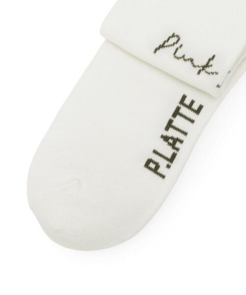 PINK-latte / ピンク ラテ ソックス | 【51cm丈】ガーリーリボンニーハイソックス | 詳細4