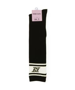 PINK-latte / ピンク ラテ ソックス | 【51cm丈】ラインロゴハイソックス