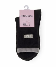 PINK-latte / ピンク ラテ ソックス | 【15cm丈】フェイククルーショートソックス