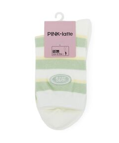 【15cm丈】ボーダー刺繍クルー