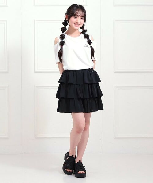 PINK-latte / ピンク ラテ Tシャツ | 肩あきバックプリントビッグTシャツ | 詳細10