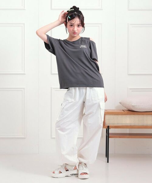 PINK-latte / ピンク ラテ Tシャツ | 肩あきバックプリントビッグTシャツ | 詳細13