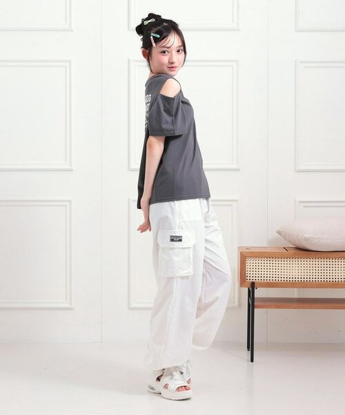 PINK-latte / ピンク ラテ Tシャツ | 肩あきバックプリントビッグTシャツ | 詳細14