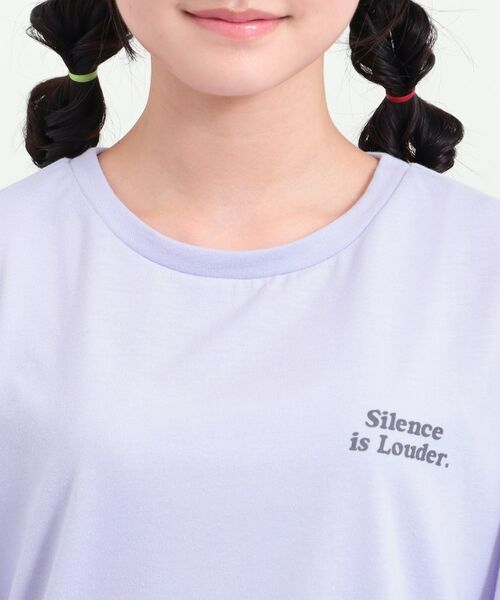 PINK-latte / ピンク ラテ Tシャツ | 肩あきバックプリントビッグTシャツ | 詳細4