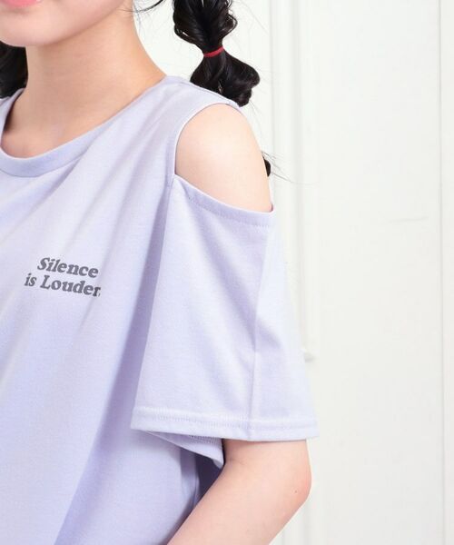 PINK-latte / ピンク ラテ Tシャツ | 肩あきバックプリントビッグTシャツ | 詳細5