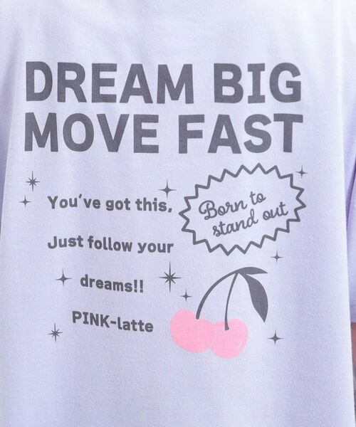 PINK-latte / ピンク ラテ Tシャツ | 肩あきバックプリントビッグTシャツ | 詳細7