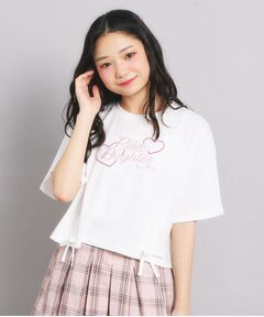 PINK-latte / ピンク ラテ Tシャツ | レースアップTシャツ