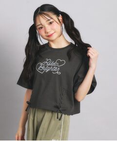 PINK-latte / ピンク ラテ Tシャツ | レースアップTシャツ