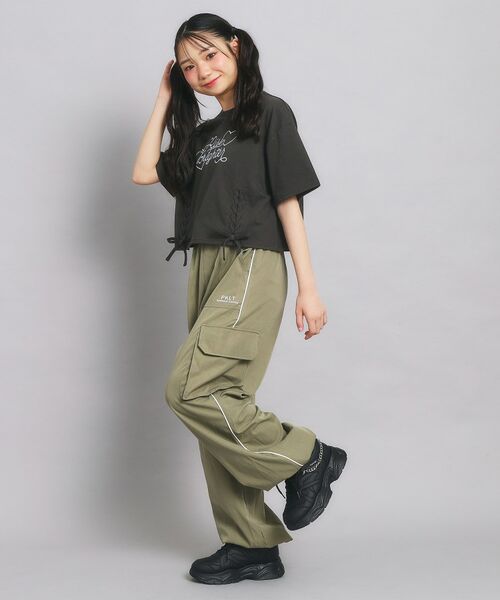 PINK-latte / ピンク ラテ Tシャツ | レースアップTシャツ | 詳細14