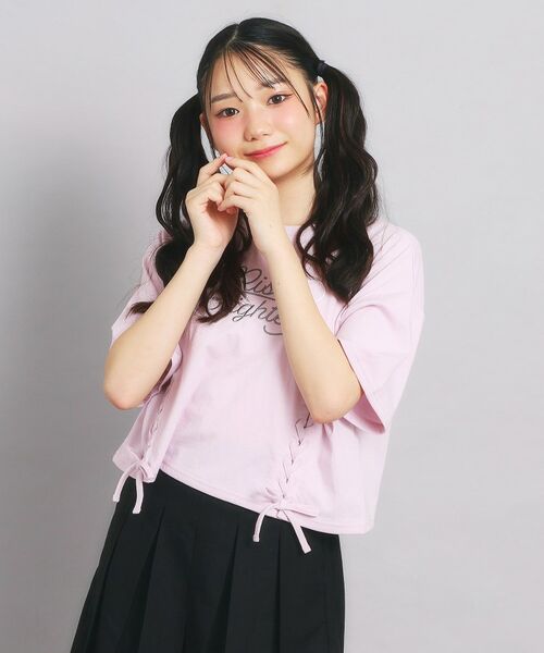 PINK-latte / ピンク ラテ Tシャツ | レースアップTシャツ | 詳細20