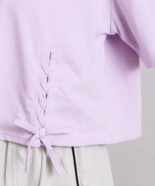 PINK-latte / ピンク ラテ Tシャツ | レースアップTシャツ | 詳細6